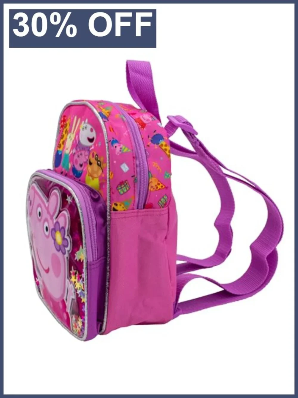 Peppa Pig Mini Backpack Durable Polyester Kids Travel School Bag